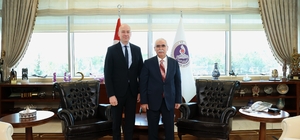 AYM Başkanı Özkaya, Macaristan Anayasa Mahkemesi Üyesi Kozma'yı kabul etti