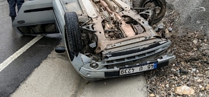 Malatya’da otomobil takla attı: 5 yaralı