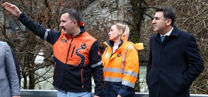 Ovacık yolunda tehlikeli virajlar genişletiliyor