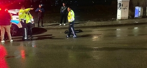 Erzurum'da scooter sürücüsüne araç çarptı: 1 yaralı
