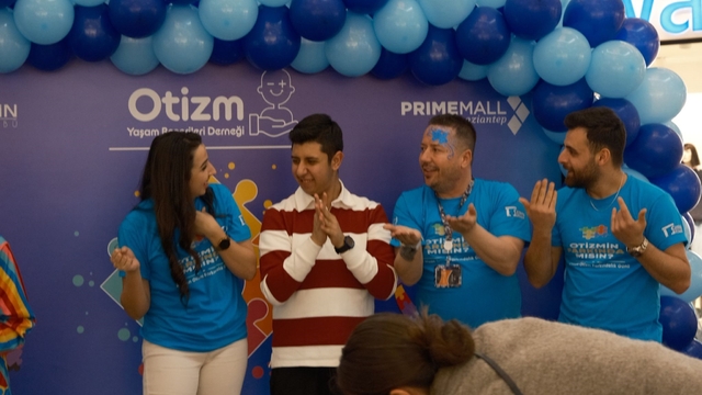 Gaziantep'te otizm farkındalığı için anlamlı etkinlik