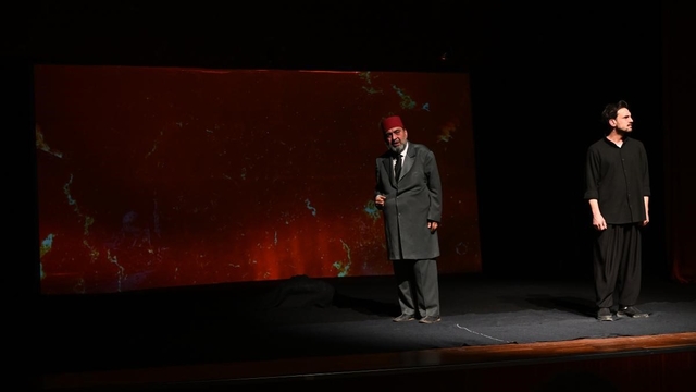 "Firavunla Yüz Yüze" oyunu tiyatro severlerle buluştu