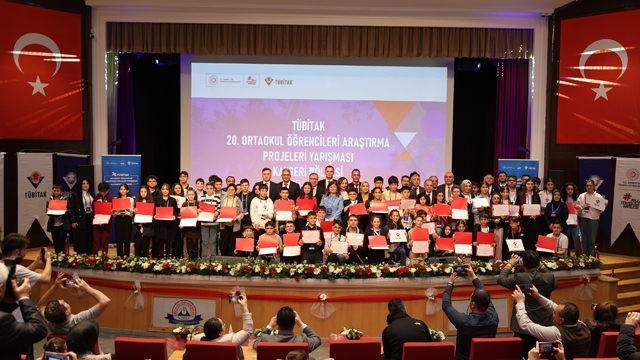 TÜBİTAK Ortaokul Öğrencileri Araştırma Projeleri Kayseri Bölge Yarışması'nı kazananlar belli oldu