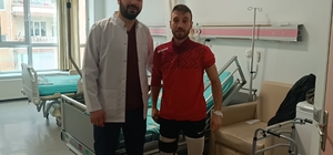 Dinarsporlu Ramazan Demir'e başarılı ameliyat