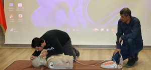 Bayburt'ta emniyet personeline ilk yardım eğitimi verildi
