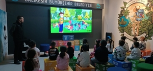 Çevre Eğitim ve Bilim Merkezi minikleri ağırladı
