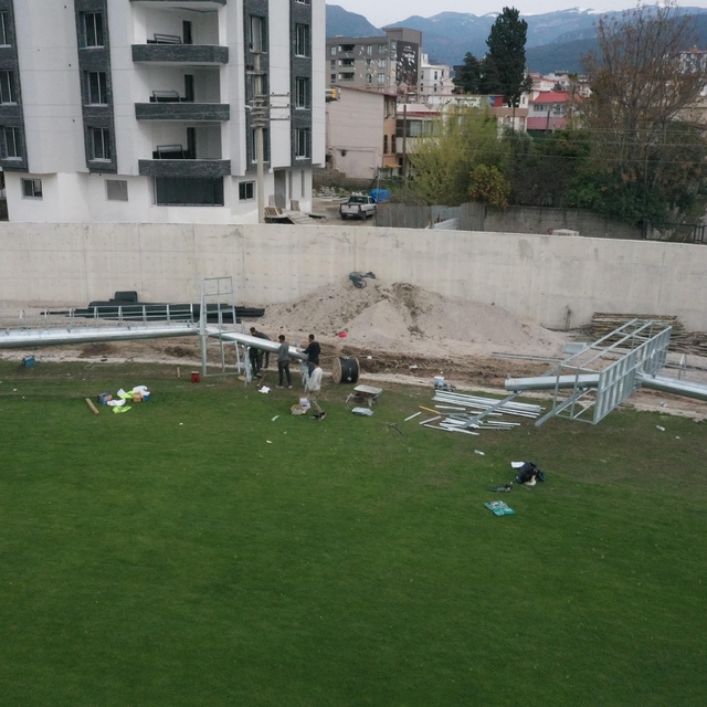 Osmaniye'de deprem sonrası yeniden inşa: 7 Ocak stadyumu %35 seviyesinde