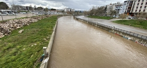 Çanakkale'de taşan Kocabaş Çayı normale döndü