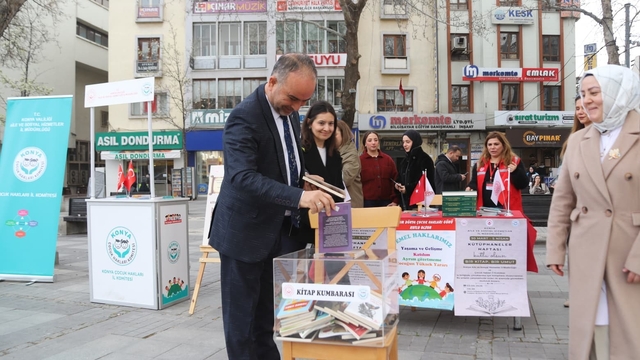 Konya'da çocuk evlerine kütüphaneler oluşturuluyor