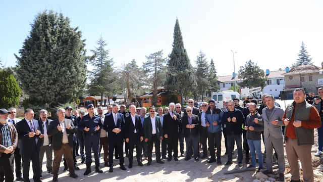 Ilgın'da otel projesinin temel kazma çalışması başladı