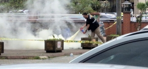 Çevre Şehircilik Müdürlüğü önünde bomba paniği