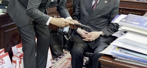 Samsun çalışma raporu MHP Lideri Bahçeli’ye sunuldu