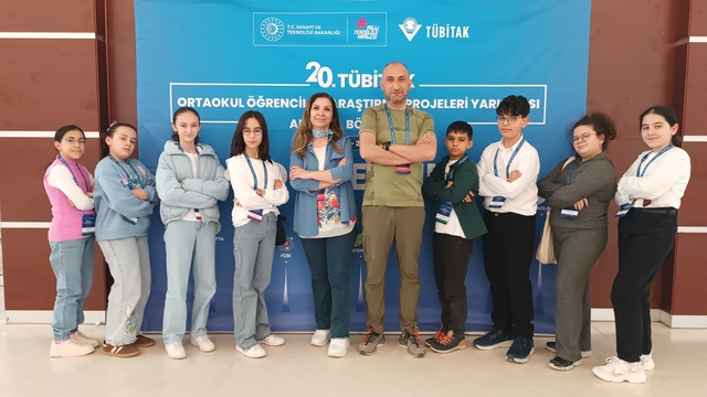 Çubuk'ta BİLSEM öğrencileri TÜBİTAK yarışmasından dereceyle döndü