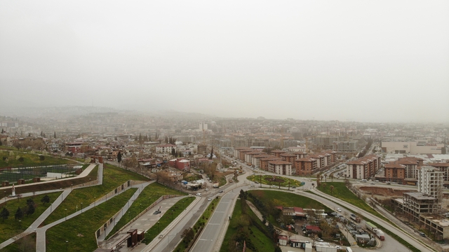 Kahramanmaraş'ta toz taşınımı etkili oldu