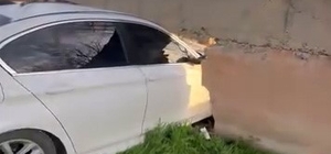 Batman'da otomobil ihata duvarına çarptı: 1 yaralı