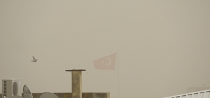 Kilis’te toz taşınımı hayatı olumsuz etkiliyor