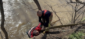 Nehre düşen kişiyi kurtarmak için zamanla yarış: Can pazarı yaşandı