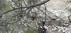 Antalya'da dere yatağına devrilen ATV'nin sürücüsü yaşamını yitirdi