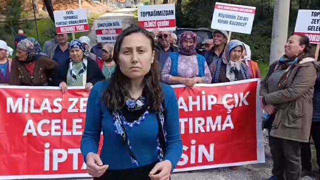 Milas'ta mahkeme heyetini tehdit ettiği öne sürülen kadın, tutuklandı
