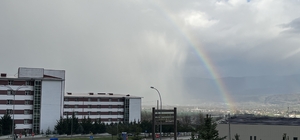 Bolu’da yağmur sonrası gökkuşağı şöleni