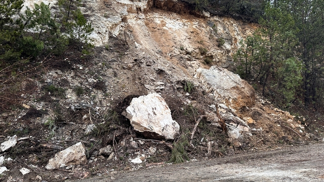 Mengen'de sağanak heyelana neden oldu