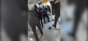 Şanlıurfa’da hastanedeki kavga kamerada