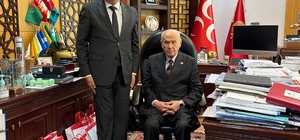 Samsun İl Başkanı Mucur, MHP Genel Başkanı Bahçeli'yi ziyaret etti