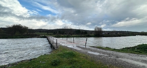 Ayvacık'ta şiddetli yağış etkili oldu