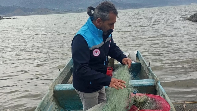 Boyabat Barajı'nda kaçak avlanma denetimi yapıldı