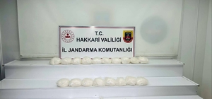 Hakkari'de 22 kilo 550 gram sentetik uyuşturucu ele geçirildi