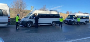 Bozkır’da okul servislerine denetim