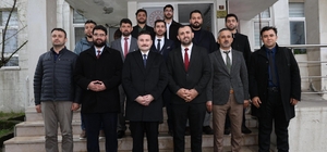 Gökçeada Kaymakamı müftülük personeliyle bir araya geldi