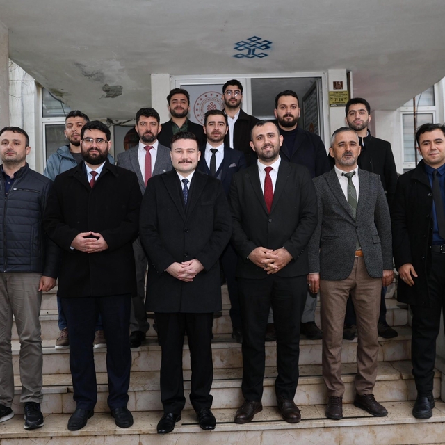 Gökçeada Kaymakamı müftülük personeliyle bir araya geldi