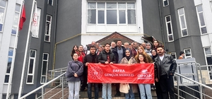 Samsun'da tıp fakültesi öğrencilerinden huzurevine ziyaret