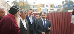 AK Partili Alkayış, 323 yıllık kilisedeki çalışmaları yerinde inceledi