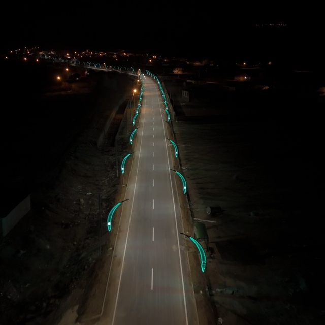 Aydınlatma çalışmasıyla Aydınlar beldesinin çehresi değişti