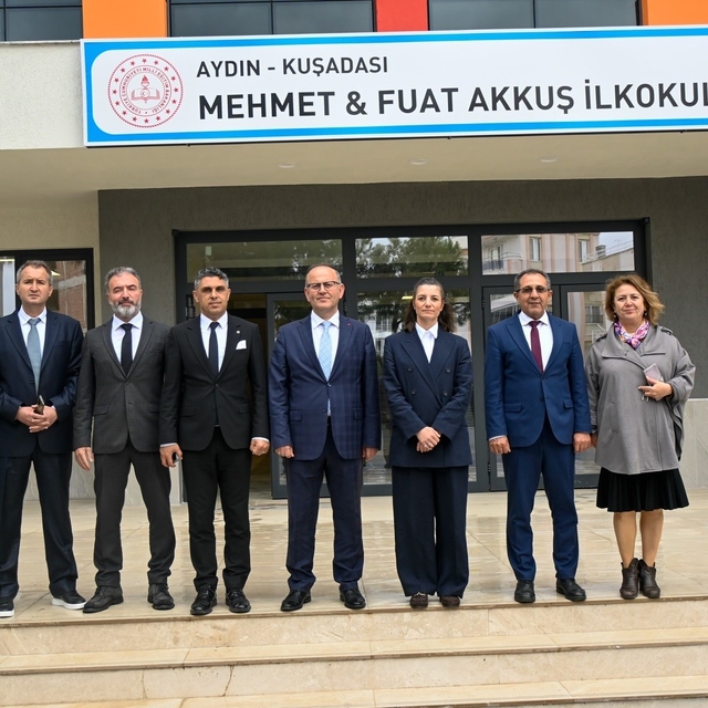 Hayırsever katkısıyla yapılan okulda son durum değerlendirildi