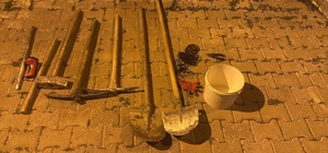 Kaçak kazıya suçüstü: 5 gözaltı