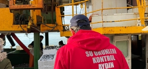 Hamsi kotası için Didim'de denetim yapıldı