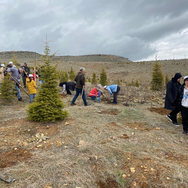 Elazığ'da fidan dikim etkinliği