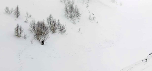 Artvin'de çığ bölgesinde gözlemsel etüt ve kar rasatı çalışması yapıldı