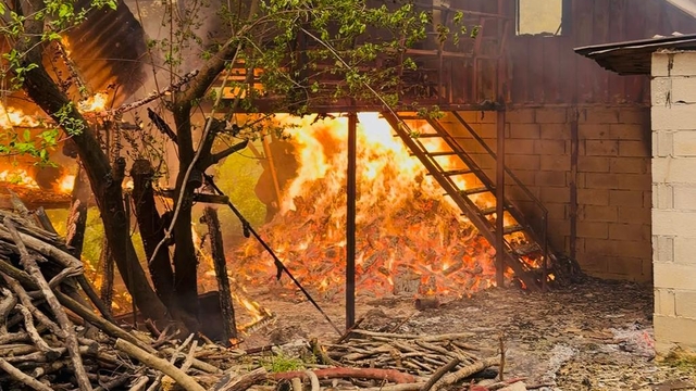 Alanya'da müstakil evde çıkan yangın söndürüldü