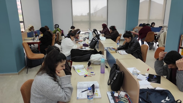 Sason'da yeni kütüphaneye yoğun ilgi