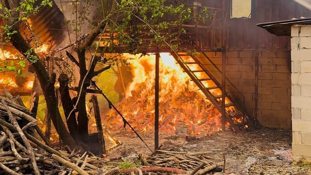 Alanya'da müstakil ev yangını korkuttu
