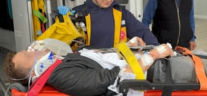 Ayvacık'ta patpat devrildi: 1 yaralı