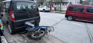 Çarpmamak için kaçtı, başka araca çarptıı