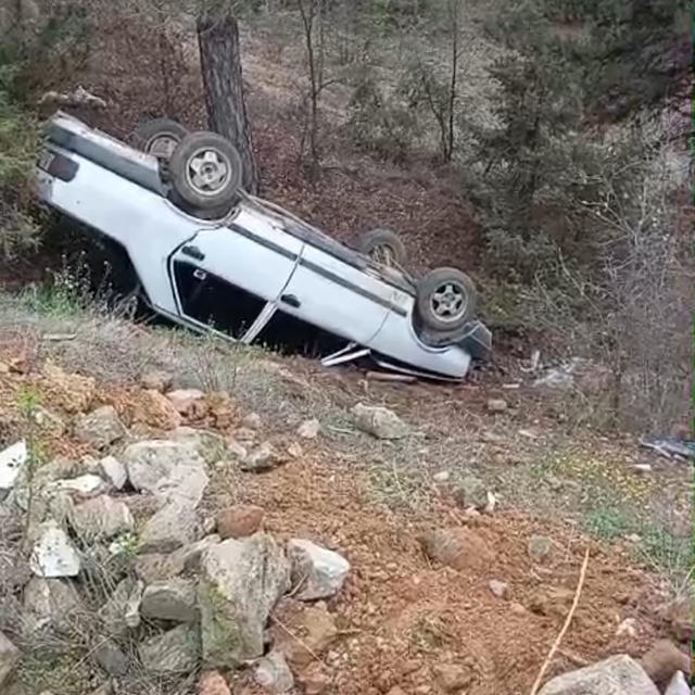 Kastamonu'da otomobil takla attı: 1 yaralı