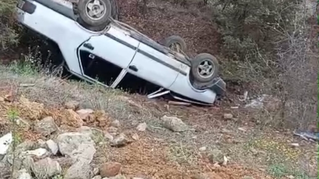 Kastamonu'da otomobil takla attı: 1 yaralı