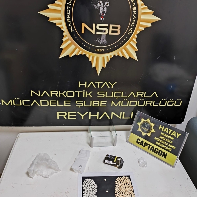 Reyhanlı'da 315 adet Captagon hap  ele geçirildi
