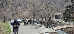 Gümüşkanat Şelalesi'ne yoğun ilgi